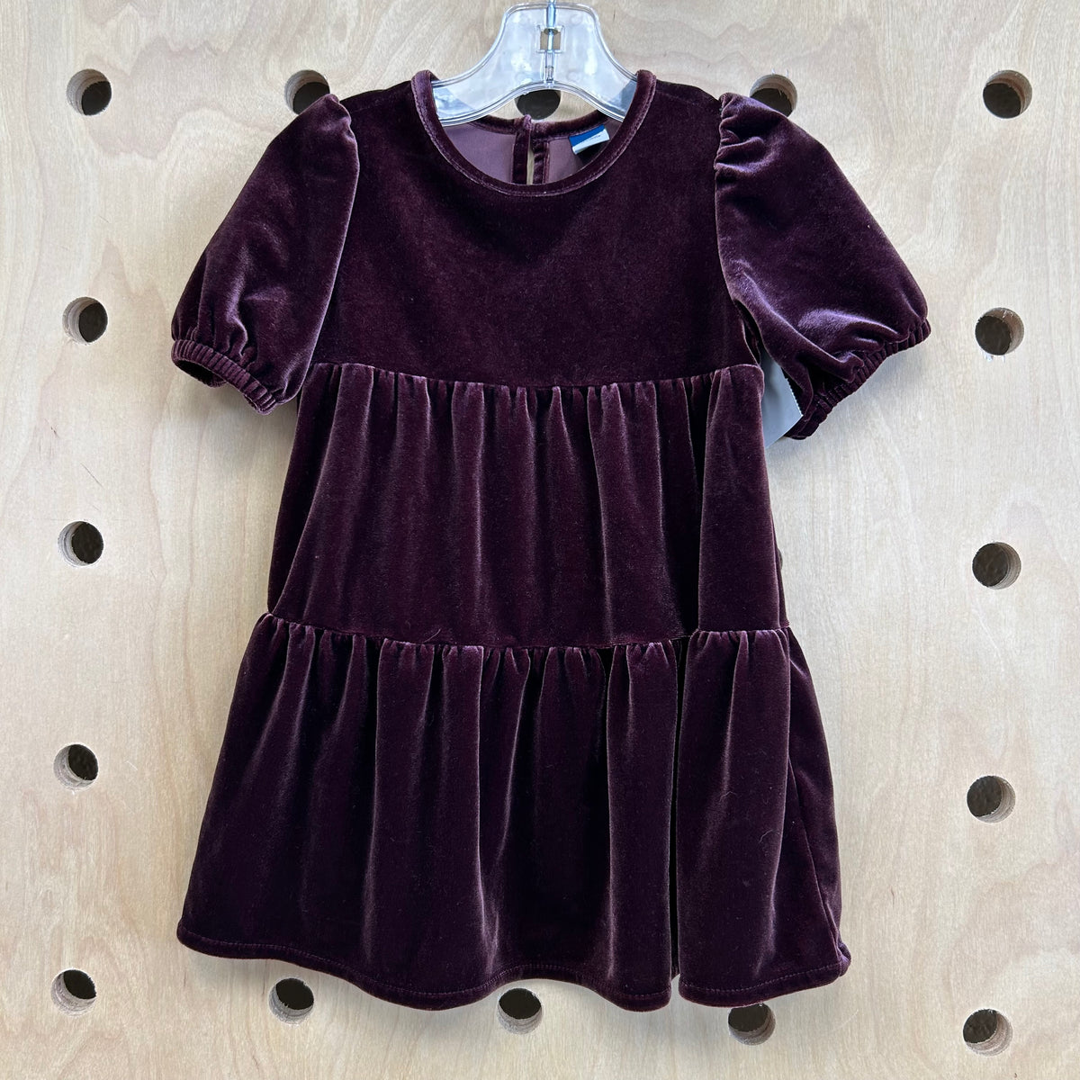 Plum Velour Dress