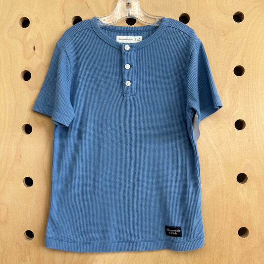 Blue Waffle Henley