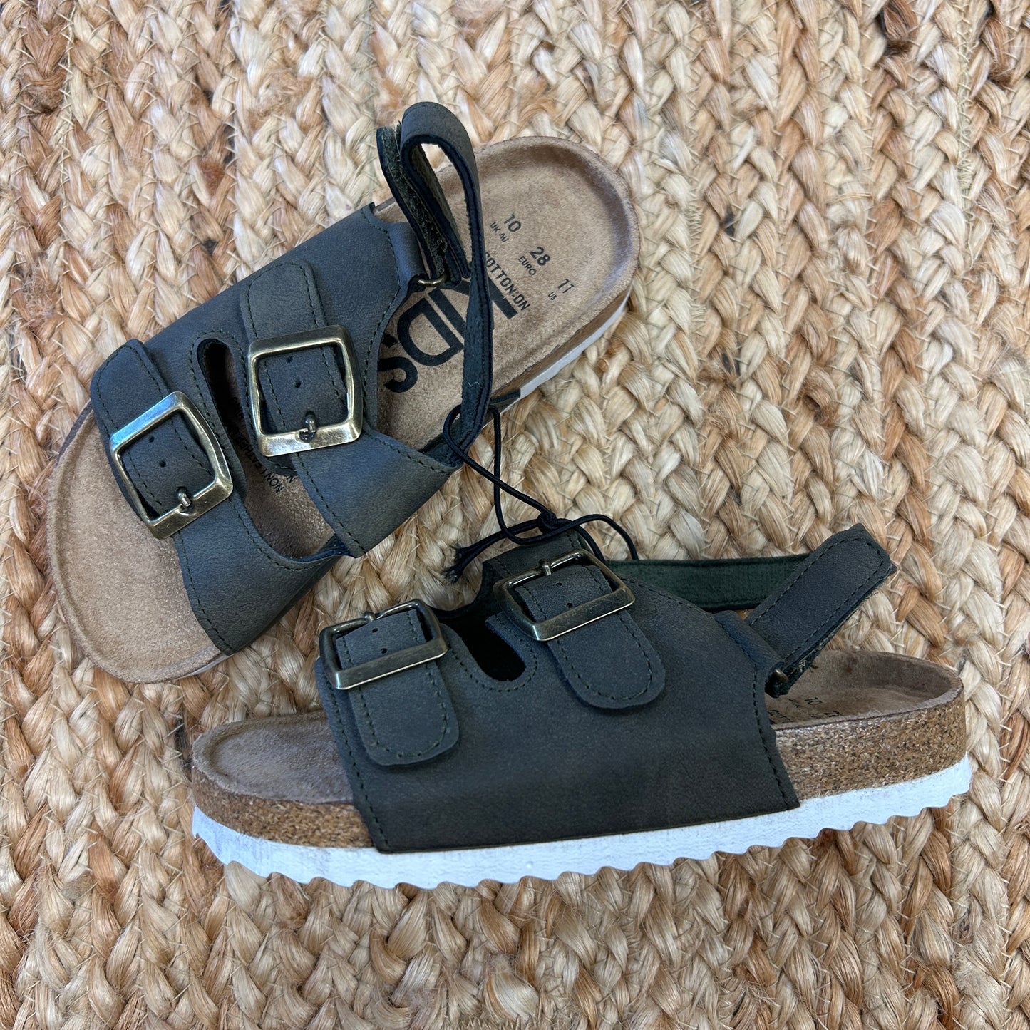 Olive Cork Sandals NEW!
