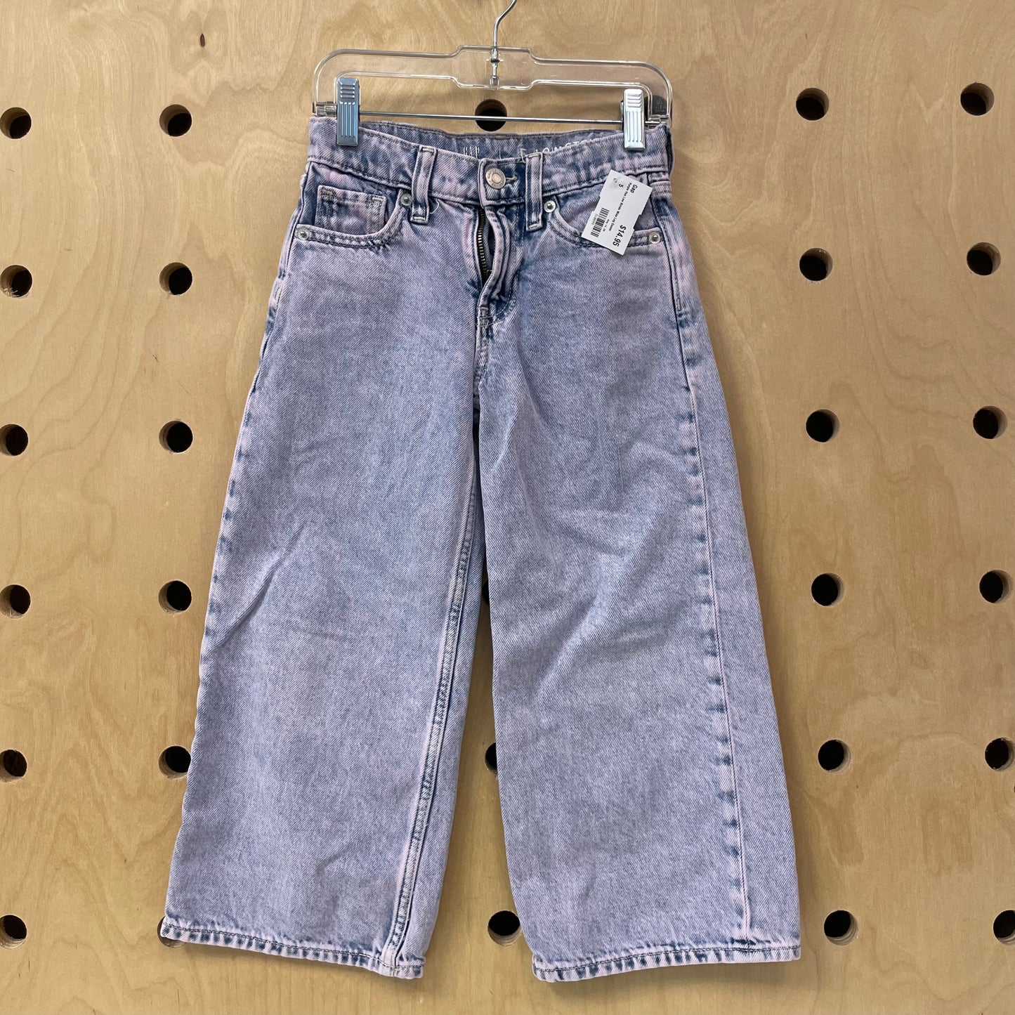 Purple Hue Low Stride Wide Leg Denim