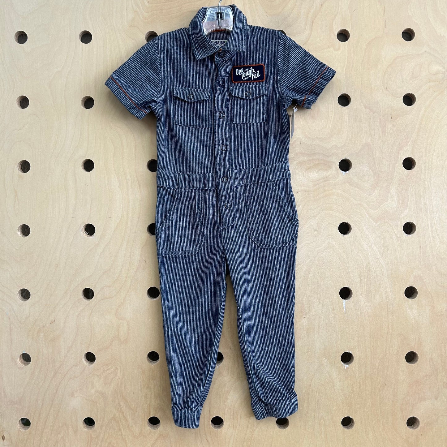 Railroad Stripe Coveralls