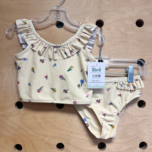 Yellow Floral Swimsuit