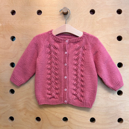 Handmade Teddy Bear Button Sweater