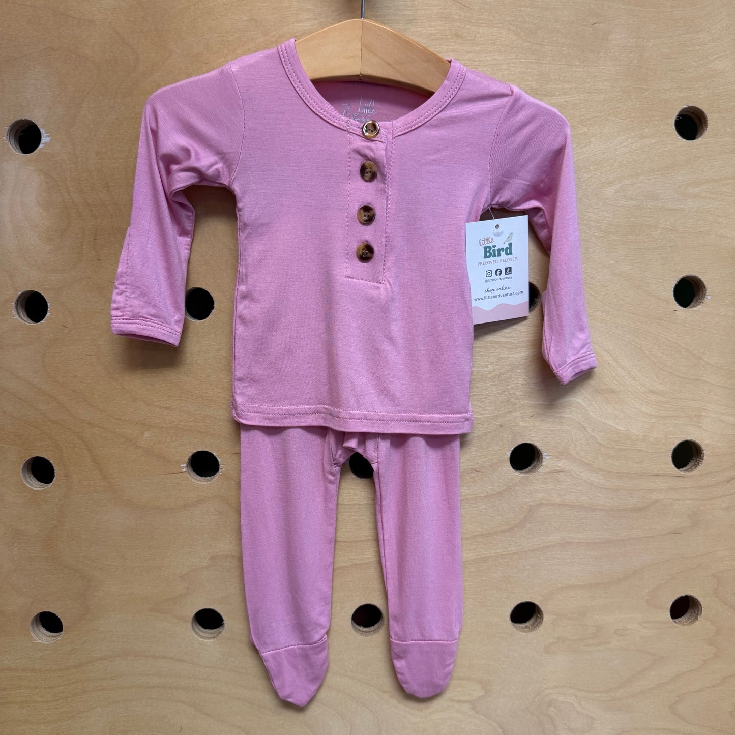 Pink Footies Outfit