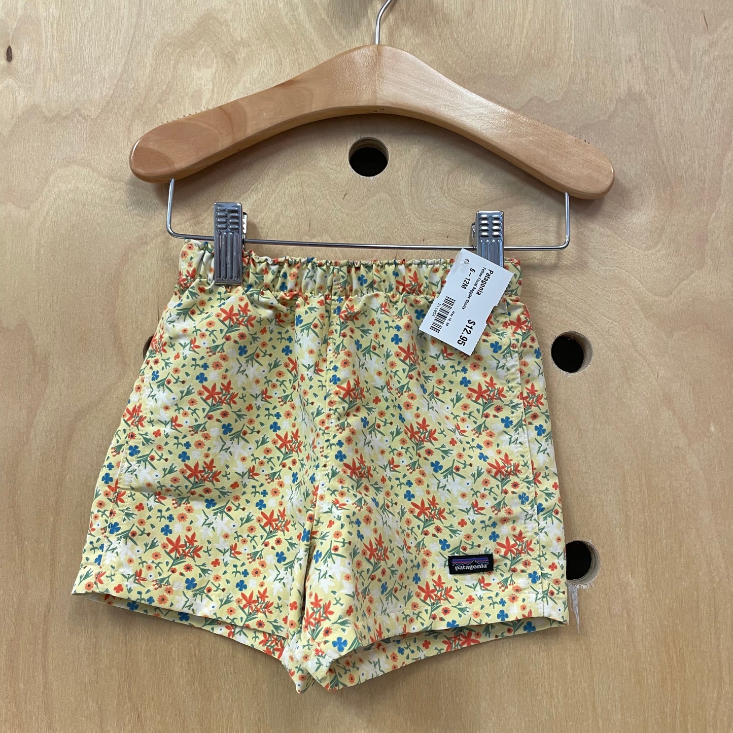 Yellow Floral Baggies Shorts