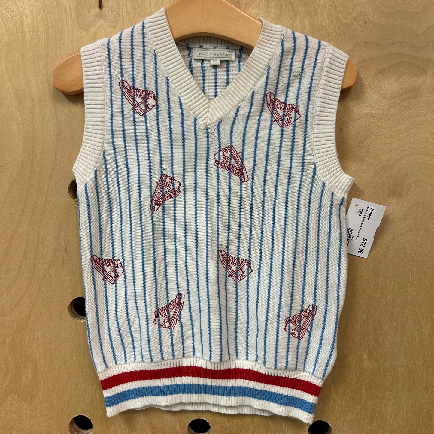 Nichloas & Bears Blue Sneaker Vest