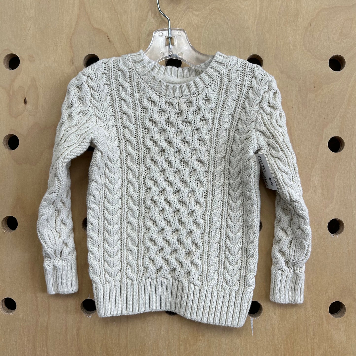 Cream Cable Knit Sweater