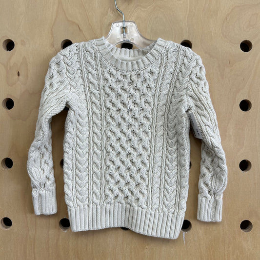 Cream Cable Knit Sweater