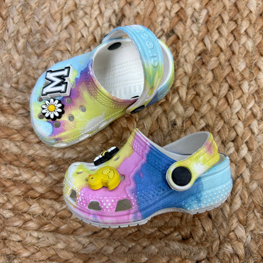 Tie Dye Clogs