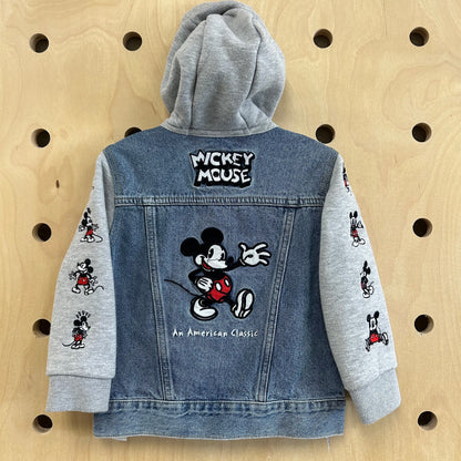 Denim Mickey Hooded Jacket