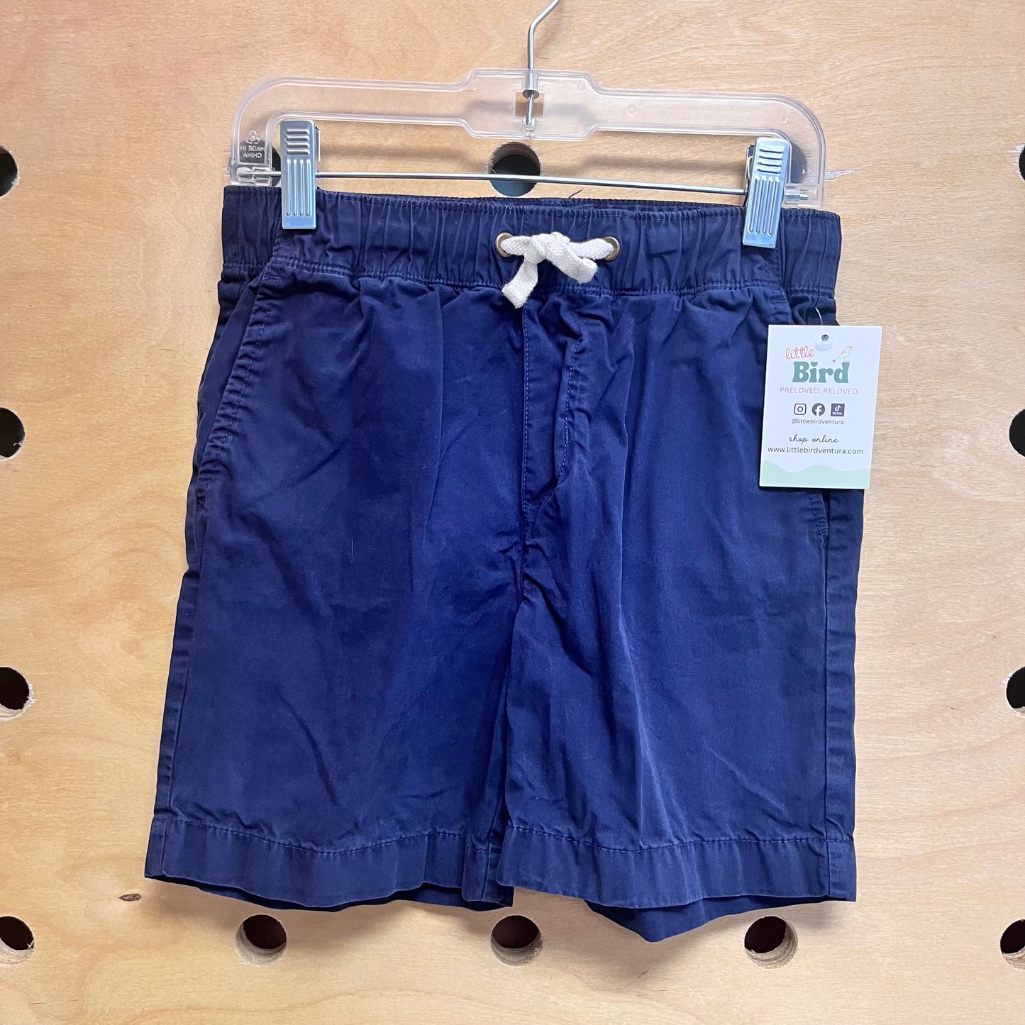 Navy Drawstring Shorts