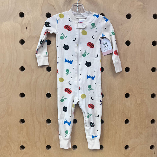 Halloween Themed Organic Zippy Pajamas