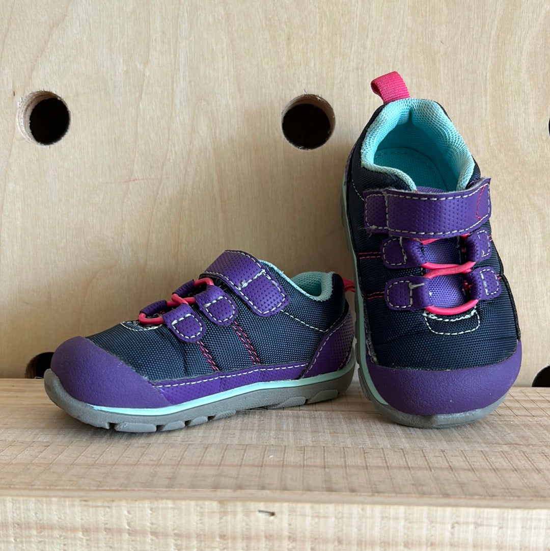 Purple & Blue Veclro Shoes