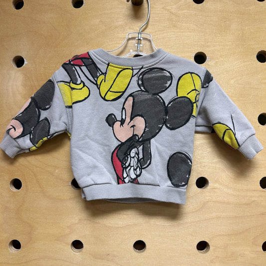 Grey Mickey Crewneck