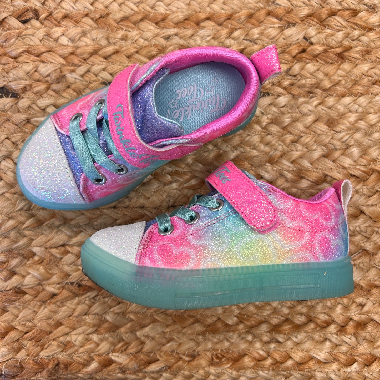Multi-Color Light Up Velcro Sneakers