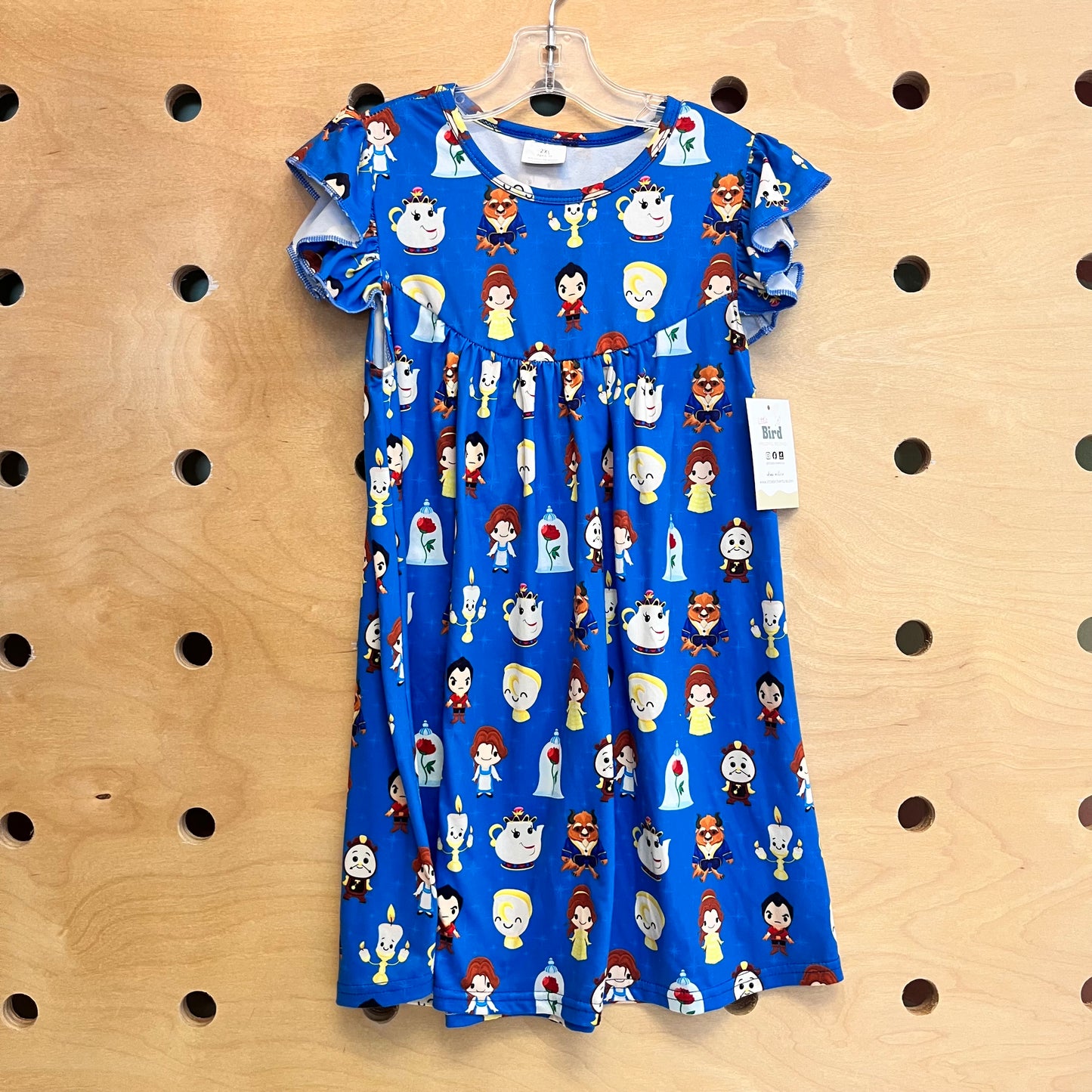 Blue Beauty & Beast Dress