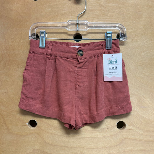 Terracotta Cotton/Bamboo Shorts