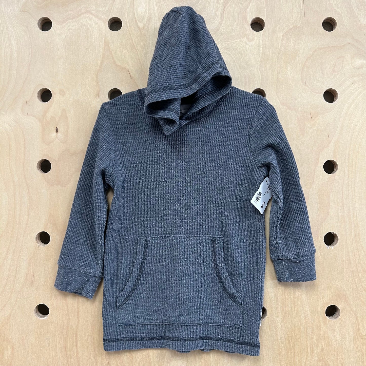 Grey Thermal Hoodie Shirt