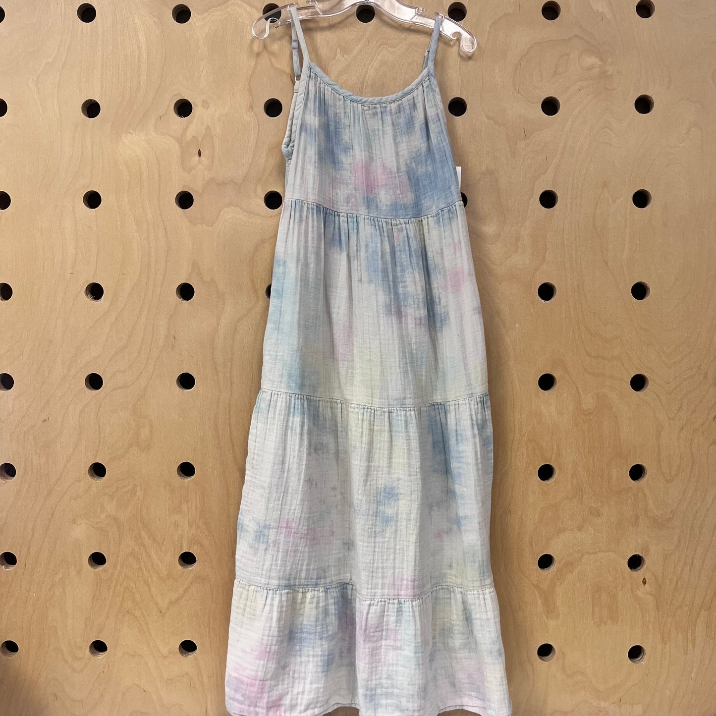 Tie Dye Gauze Maxi Dress