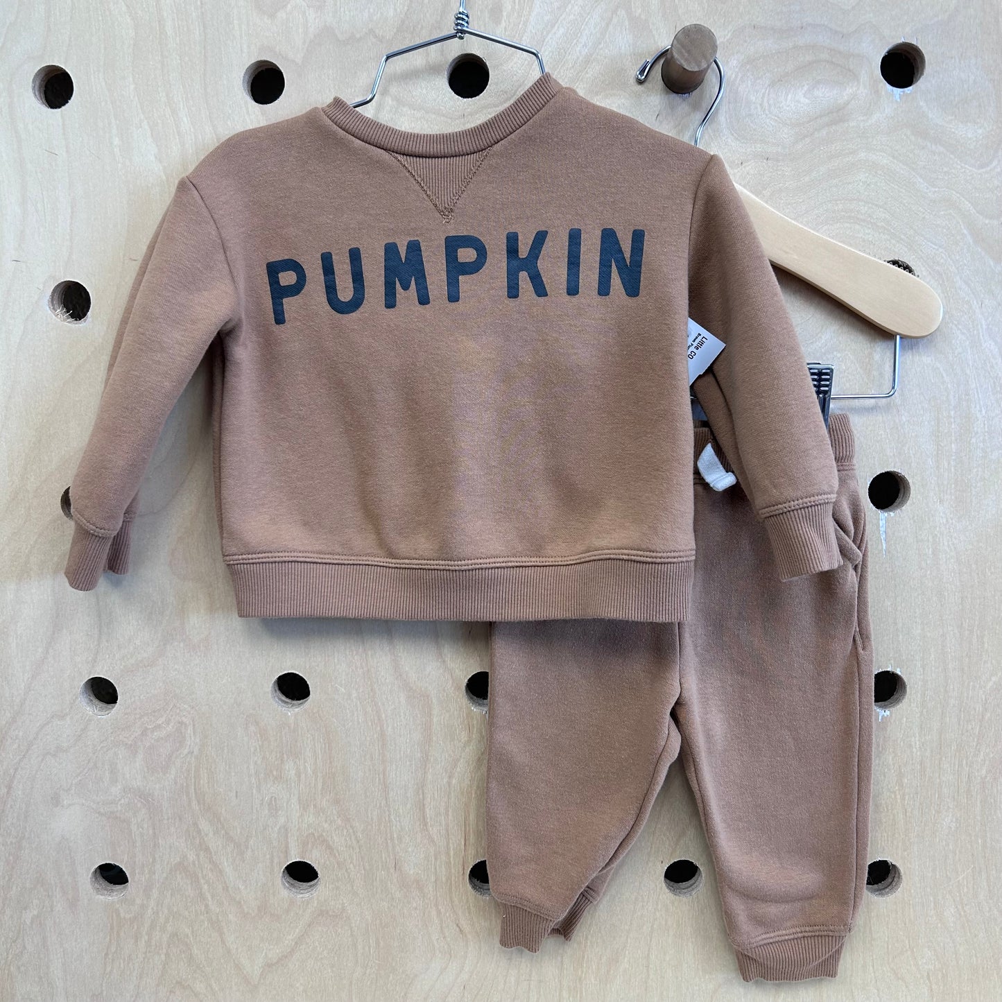 Brown Pumpkin Fleece Outfit