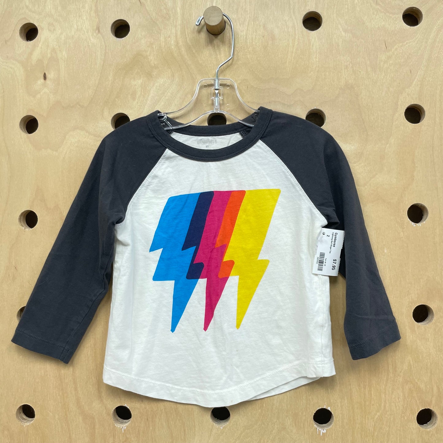 Lightning Bolt Ringer Tee
