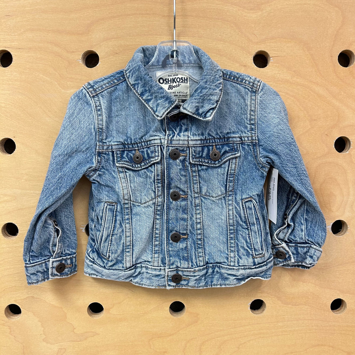 Lightwash Snap Demim Jacket