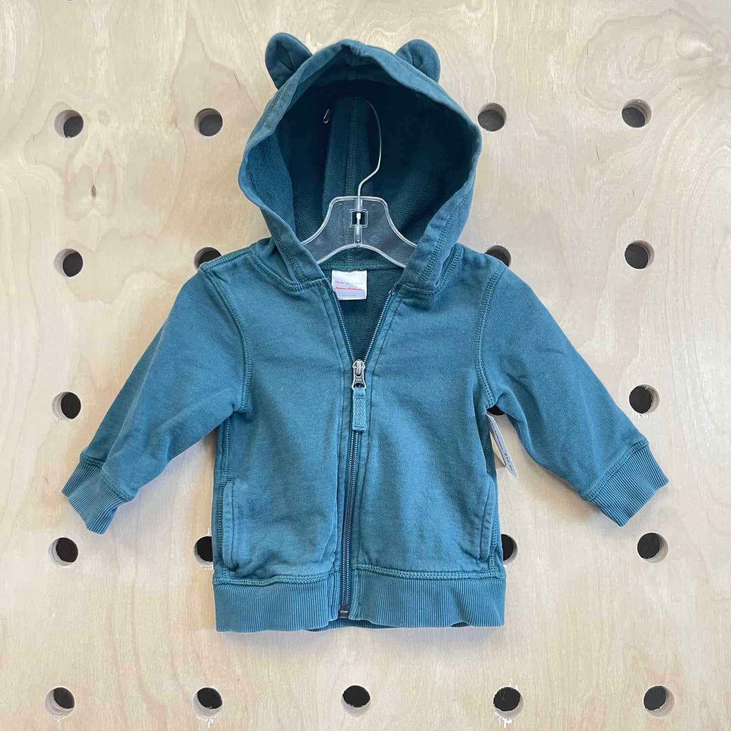 Green Zip Hoodie