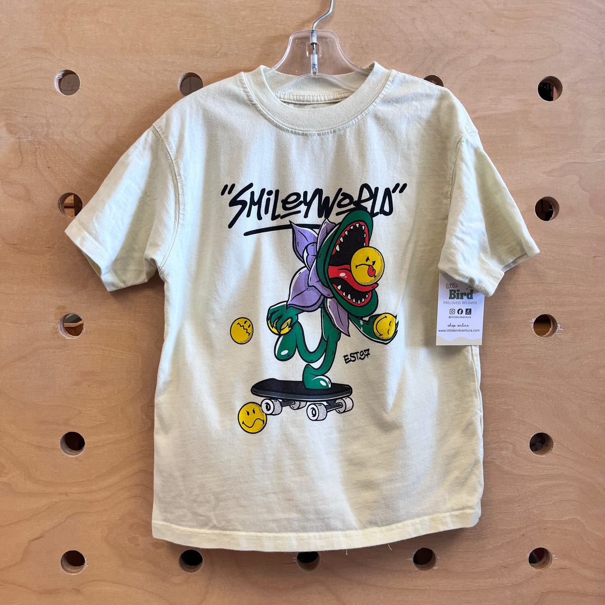 Yellow Smiley World Tee