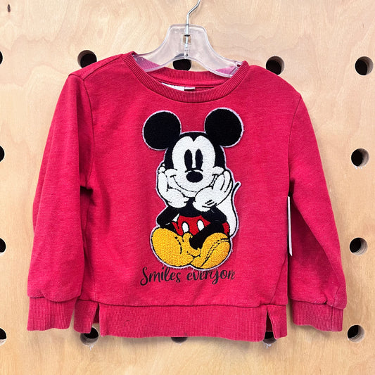 Mickey Patch Smiles Sweatshirt