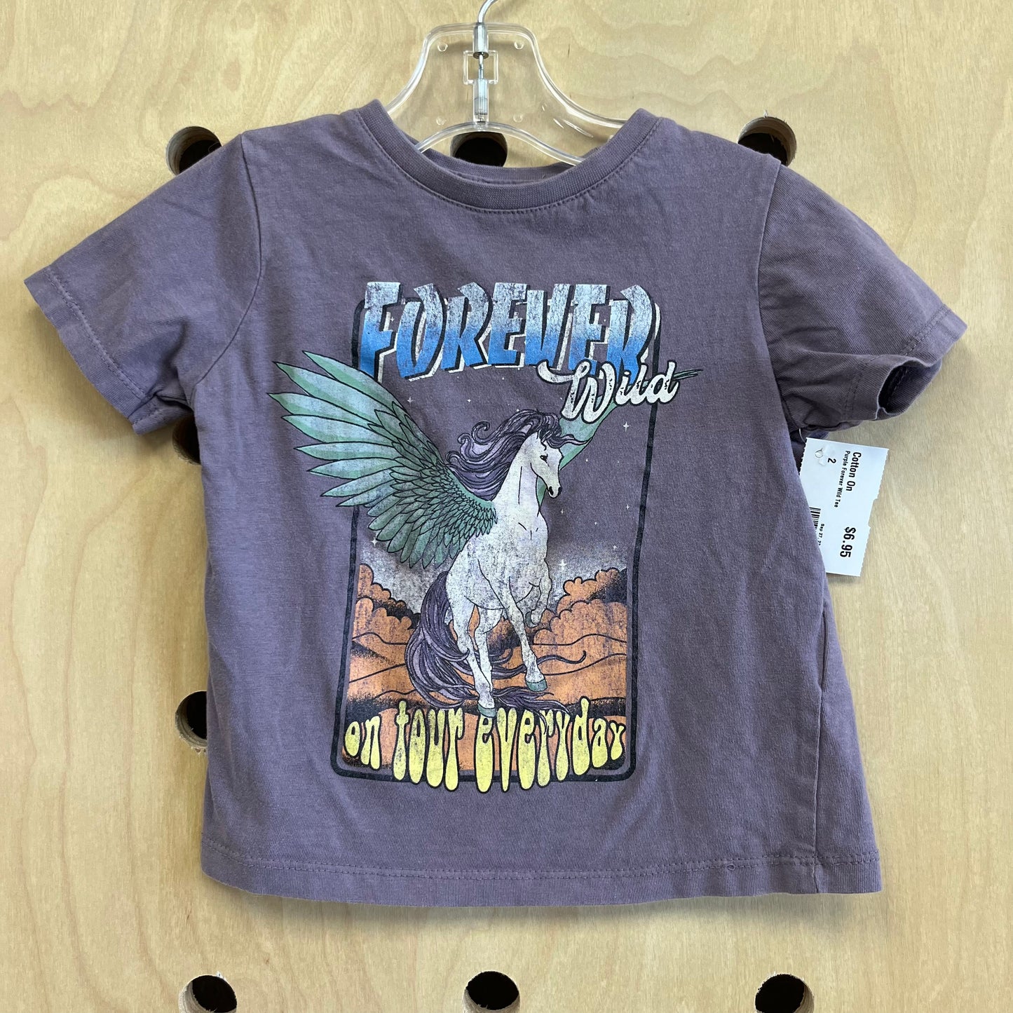 Purple Forever Wild Tee