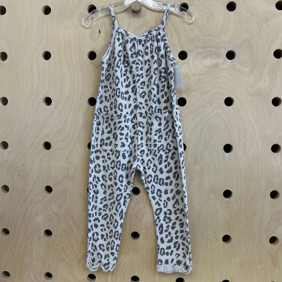 Animal Print Thermal Romper