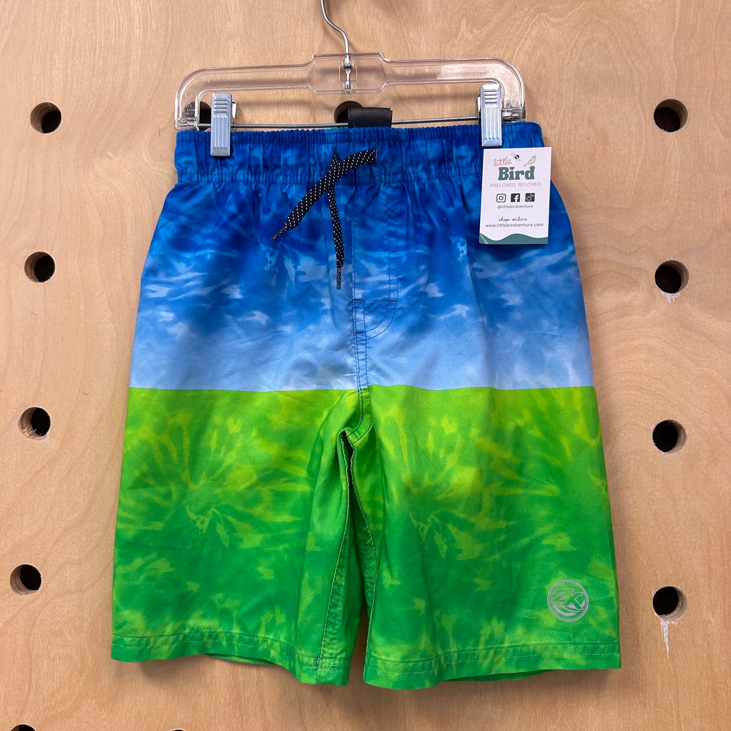 Colorblock Tie Dye Swim Shorts