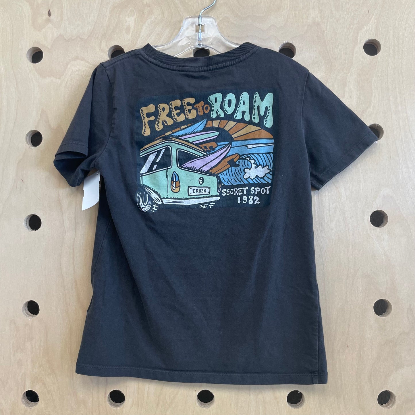 Black Free To Roam Tee
