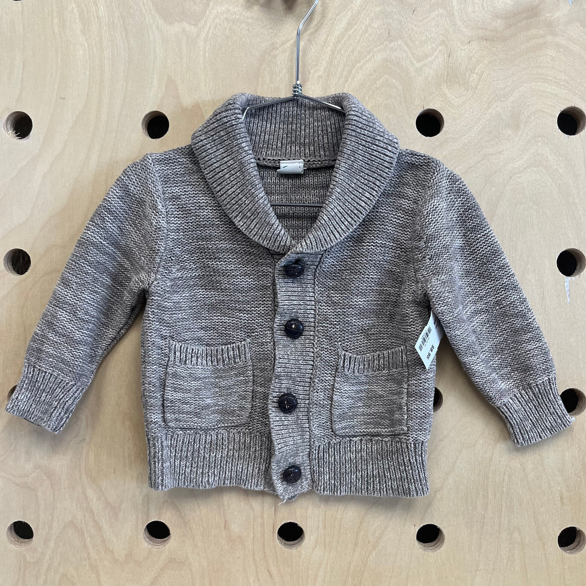 Brown Knit Cardigan