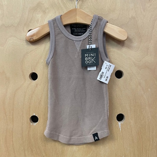 Brown Waffle Bamboo Blend Tank NEW!