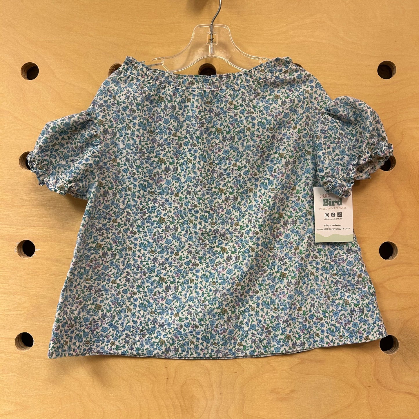 Blue Floral Top