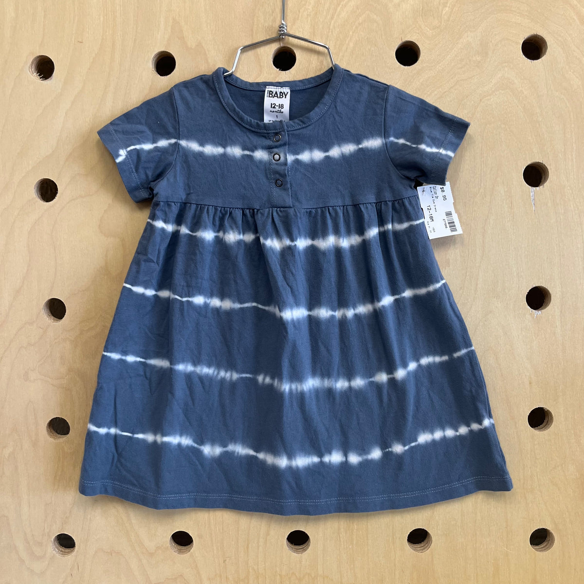 Blue Tie Dye Dress