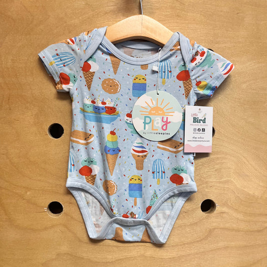 Blueberry Ice Cream Bamboo Bodysuit NEW!