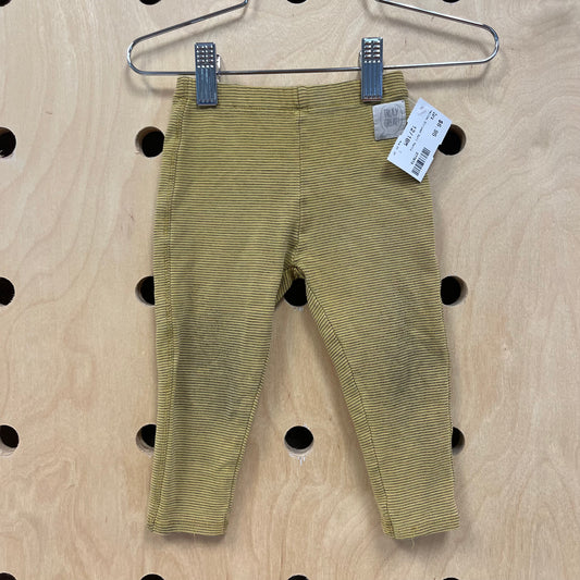 Yellow Striped Soft Pants
