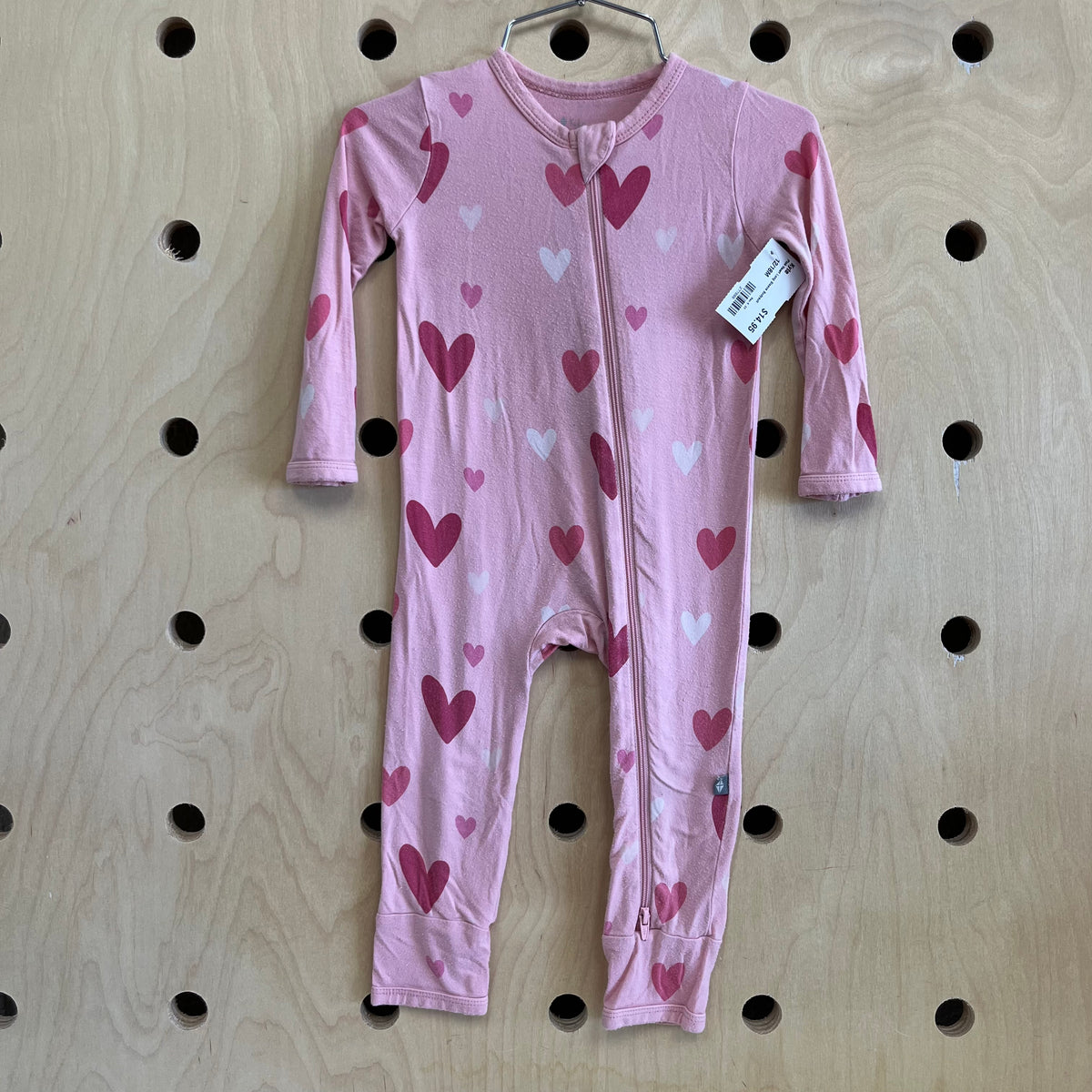 Pink Heart Long Sleeve Pajamas