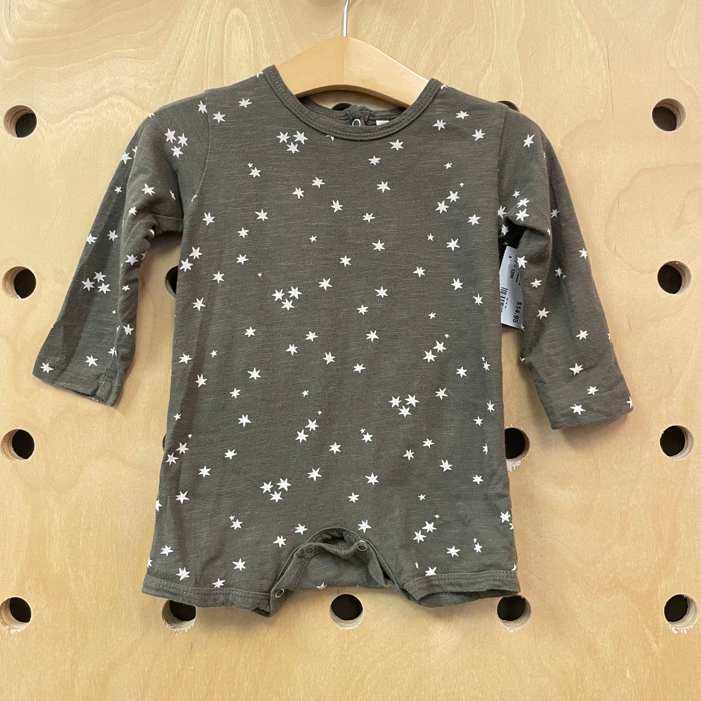 Olive Stars Romper
