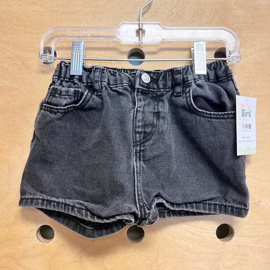 Black Denim Shorts