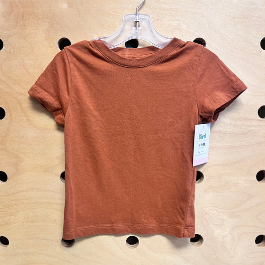 Brown Cotton Tee