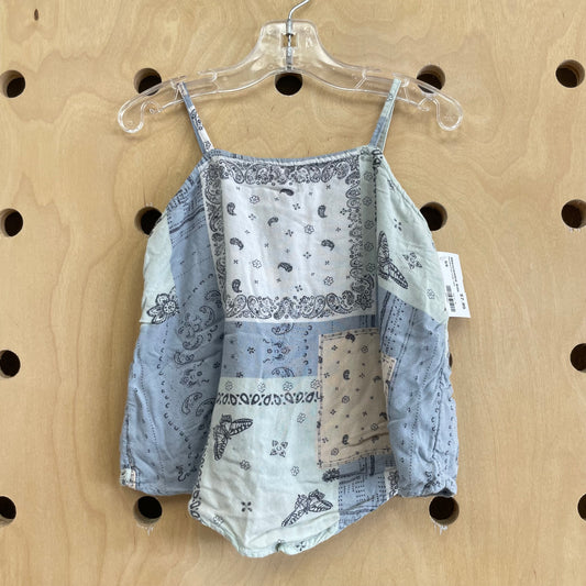 Bandana Print Flowy Tank