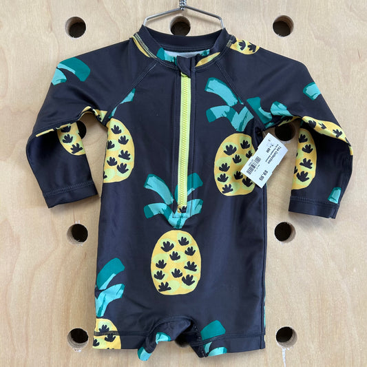 Grey Pineapple Swimsuit