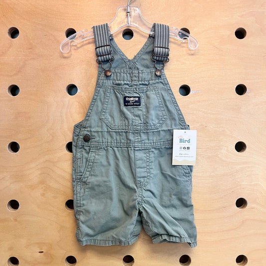 Green Webbing Strap Shortalls