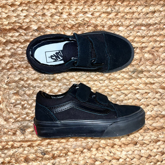 Black V Skate Sneakers