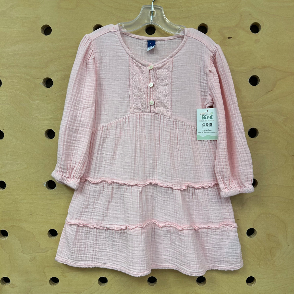 Pink Gauze Dress