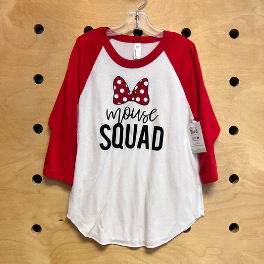 Red/White 'Mouse Squad' Tee