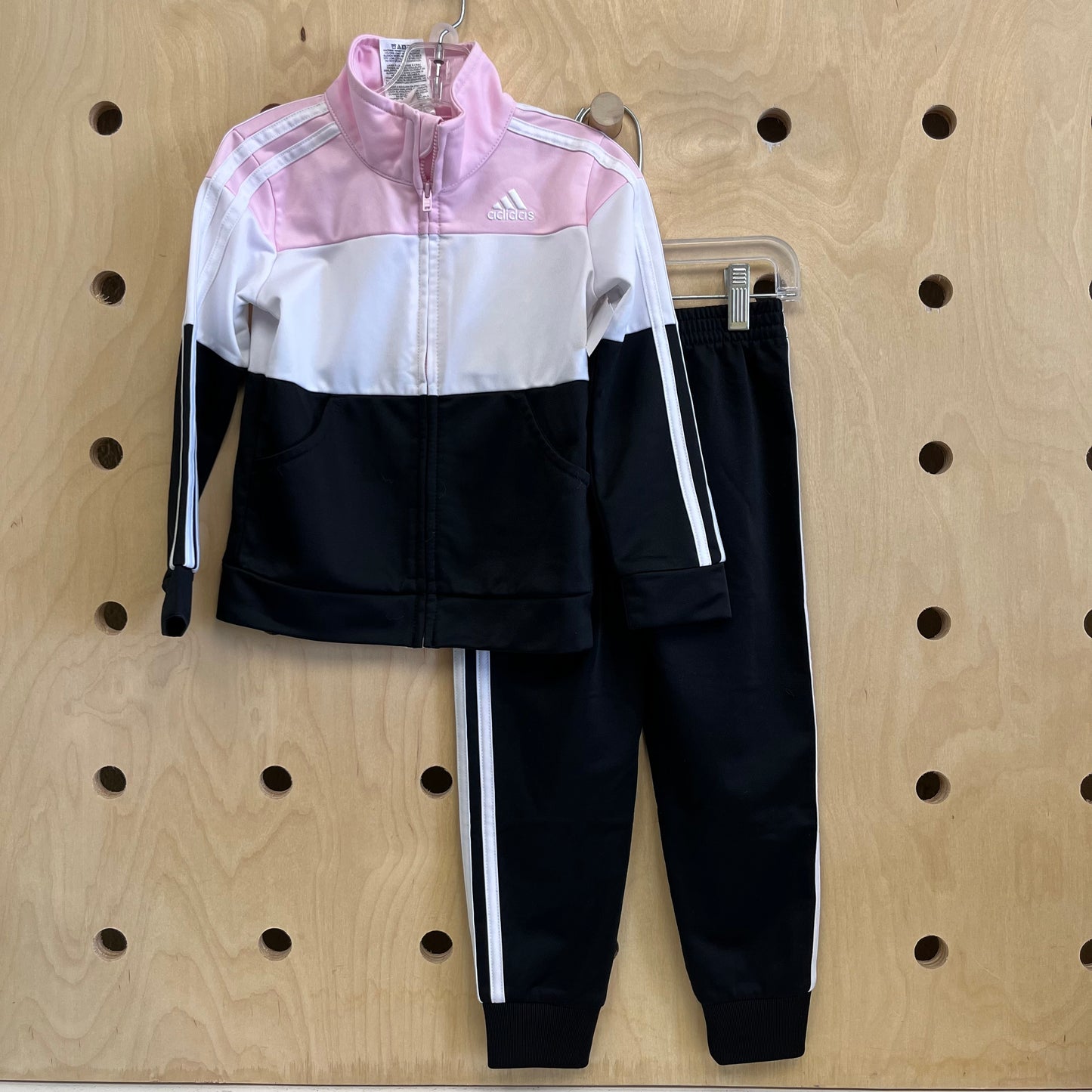 Black White & Pink Track Suit